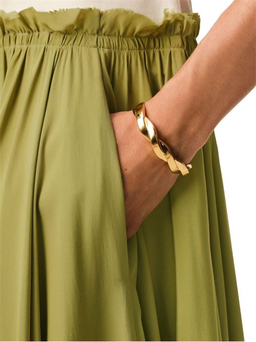 Two-tone midi dress AMI PARIS | FDR650WV0200A041